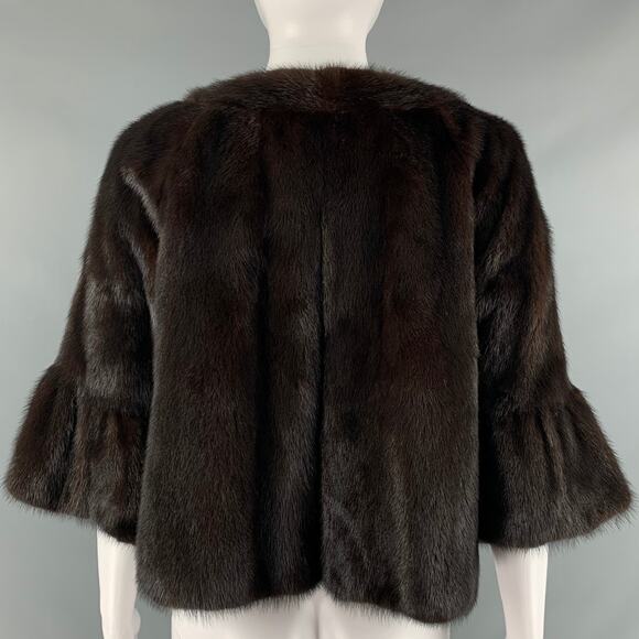 BYTE by TESO Size 6 Brown 3/4 Sleeves Jacket - Picture 3 of 7